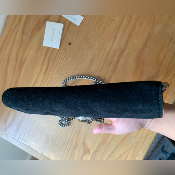 Authentic Gucci GG Dionysus Suede Chain Wallet Small Crossbody Shoulder Bag EUC - Picture 4 of 16